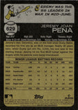 2022 Jeremy Pena Topps Heritage IMAGE VARIATION ROOKIE Houston Astros #629