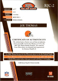 2007 Joe Thomas Playoff Absolute Memorabilia ROOKIE JERSEY COLLECTION RC #RJC-2 Cleveland Browns