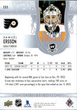 2022-23 Samuel Ersson Upper Deck The Cup ROOKIE 186/249 RC #151 Philadelphia Flyers