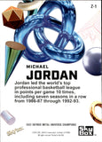 2022 Michael Jordan Skybox Metal Universe Champions Z-FORCE #Z-1 Chicago Bulls