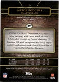 2014 Aaron Rodgers Topps Triple Threads EMERALD 16/199 #53 Green Bay Packers
