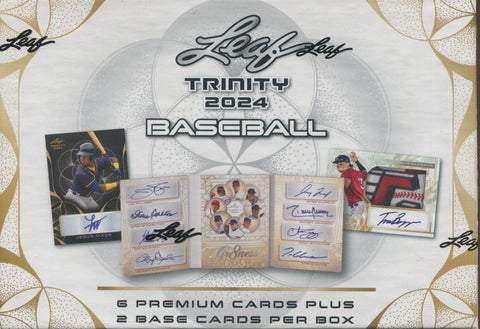 2024 Leaf Trinity Baseball Hobby, Box *RELEASES 9/19*
