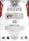 2021-22 Jack Drury Upper Deck Ultimate Collection ROOKIE AUTOGRAPH 136/299 AUTO RC #187 Carolina Hurricanes