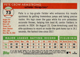 2025 Pete Crow-Armstrong Topps Chrome Platinum BLUE PRISM REFRACTOR #73 Chicago Cubs