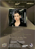 2024 Upper Deck Black Diamond James Bond 007 METAL POSTERS FAMKE JANSSEN AS XENIA ONATOPP #MPGE-6