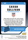 2024-25 Cavan Sullivan Panini Donruss Optic RATED ROOKIE HOLO PRIZM RC #184 UNITED STATES