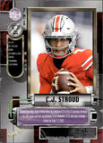 2022 C.J. Stroud Skybox Metal Universe RED PRECIOUS METAL GEMS 61/100 PMG #RMU-4 Ohio State Buckeyes