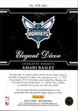 2023-24 Amari Bailey Panini NOIR ELEGANT DECOR ROOKIE 5/25 RC PATCH #EDR-ABA Charlotte Hornets