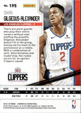 2018-19 Shai Gilgeous-Alexander Panini Chronicles Playoff ROOKIE RC #195 Los Angeles Clippers 6