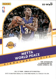 2021-22 Metta World Peace Panini Donruss Optic SIGNATURE SERIES AUTOGRAPH AUTO #SS-MWP Los Angeles Lakers
