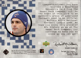 1999 Doug Flutie Upper Deck MVP GAME-USED SOUVENIRS FOOTBALL #DF-S Buffalo Bills 2