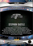 2024-25 Stephon Castle Panini Prizm FIREWORKS FAST BREAK PRIZM ROOKIE RC #13 San Antonio Spurs