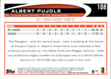 2012 Albert Pujols Topps GOLD SPARKLE #108 St. Louis Cardinals 3