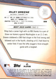 2025 Riley Greene Bowman's Best GREEN MINI-DIAMOND REFRACTOR 63/99 #59 Detroit Tigers