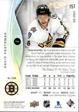 2024-25 David Pastrnak Upper Deck SP Game Used ALL-STAR GAME USED RED JERSEY #157 Boston Bruins
