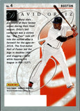 2026 David Ortiz Panini Donruss ELITE SERIES GOLD LASER 15/15 #4 Boston Red Sox