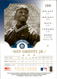 1998 Ken Griffey Jr. Donruss Leaf FRACTAL FOUNDATION 1009/3999 #100 Seattle Mariners