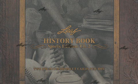 2025 Leaf History Book Sports Edition Chapter 2 Hobby, Box *RELEASES 10/22*