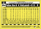 2025 Shohei Ohtani Topps UPDATE SILVER PACK 1990 DESIGN CHROME MOJO REFRACTOR #U90C-26 Los Angeles Dodgers