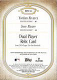 2026 Yordan Alvarez Jose Altuve Topps Tier One DUAL RELIC GAME-USED MEMORABILIA 161/199 JERSEY #DPR-AA Houston Astros