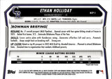 2026 Ethan Holliday Bowman Chrome Prospects 1ST BOWMAN LAVA REFRACTOR 262/399 #BCP-1 Colorado Rockies