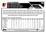2023 Kyle Stowers Topps Chrome GOLD REFRACTOR ROOKIE 1/50 RC #194 Baltimore Orioles