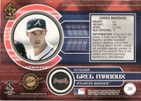 2001 Greg Maddux Pacific Private Stock GAME-WORN JERSEY #28 Atlanta Braves