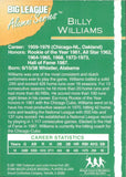 1996 Billy Williams Big League Chew ALUMNI SERIES AUTOGRAPH AUTO Chicago Cubs *WITH CERTIFICATE OF AUTHENTICITY*