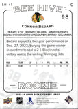 2023-24 Connor Bedard Upper Deck EXTENDED SERIES BEE HIVE ROOKIE RC #BH-41 Chicago Blackhawks