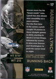 2014 Marshawn Lynch Panini Black Gold 23/99 #17 Seattle Seahawks