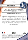2024 Tink Hence Bowman's Best TOP PROSPECTS GREEN MINI DIAMOND 98/99 #TP-24 St. Louis Cardinals