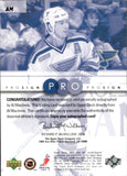 1999-00 Al MacInnis Upper Deck MVP Stanley Cup Edition PRO SIGN AUTOGRAPH AUTO #AM St. Louis Blues