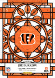 2025 Joe Burrow Panini Mosaic STAINED GLASS #5 Cincinnati Bengals