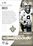 2019 Drew Brees Panini Absolute GREEN WAVES 12/25 #76 New Orleans Saints