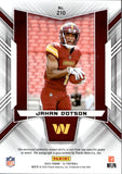 2022 Jahan Dotson Panini Xr ORANGE AUTOGRAPH TRIPLE JERSEY PATCH ROOKIE 1/25 AUTO RC #210 Washington Commanders *JERSEY NUMBER*