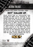 2016 Alexa Bliss Topps WWE NXT CALLED UP BRONZE 49/50 #43 NXT