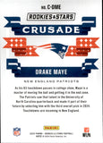 2024 Drake Maye Panini Rookies & Stars CRUSADE ROOKIE RC #C-DME New England Patriots