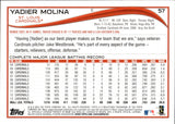 2014 Yadier Molina Topps RED HOT FOIL #57 St. Louis Cardinals 1