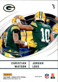 2024 Christian Watson Jordan Love Panini Donruss Optic BEST TUDDYS BLACK PANDORA PRIZM 4/25 #5 Green Bay Packers