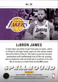 2023-24 LeBron James Panini Donruss Elite SPELLBOUND J #36 Los Angeles Lakers