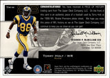 1999 Torry Holt Upper Deck Ovation A PIECE OF HISTORY FOOTBALL ROOKIE RC #TH-H St. Louis Rams