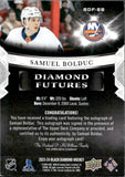 2023-24 Samuel Bolduc Upper Deck Black Diamond DIAMOND FUTURES AUTOGRAPH ROOKIE 64/65 AUTO RC #BDF-SB New York Islanders