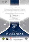 2005-06 Jay McClement Upper Deck Ultimate DEBUT THREADS ROOKIE JERSEY 80/250 RC #DTJ-JM St. Louis Blues