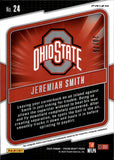 2025 Jeremiah Smith Panini Prizm Draft Picks HYPE ORANGE PULSAR PRIZM 20/75 #24 Ohio State Buckeyes