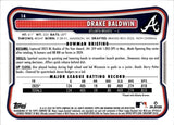 2026 Drake Baldwin Bowman PURPLE 130/250 #14 Atlanta Braves