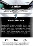 2022 Cal Raleigh Bowman's Best REFRACTOR ROOKIE RC #6 Seattle Mariners 1