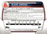 2023 Blaze Jordan Bowman Chrome Prospects YELLOW LUNAR CRATER REFRACTOR 14/75 #BCP-101 Boston Red Sox