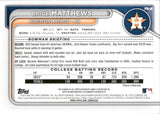 2024 Brice Matthews Bowman 1st BOWMAN AUTOGRAPH GREEN 28/99 AUTO #PPRA-BM Houston Astros