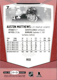 2024-25 Auston Matthews O-PEE-CHEE RED #7 Toronto Maple Leafs