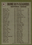 1971 Johnny Bench Billy Williams Tony Perez Topps 1970 NATIONAL LEAGUE HOME RUN LEADERS #66 Reds Cubs 2
